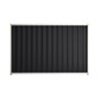 Good Neighbour® Wavelok® 1800mm High Fence Panel Sheet: Gun Metal Grey Post/Track: Off White