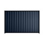 Good Neighbour® Wavelok® 1800mm High Fence Panel Sheet: Mountain Blue Post/Track: Ebony