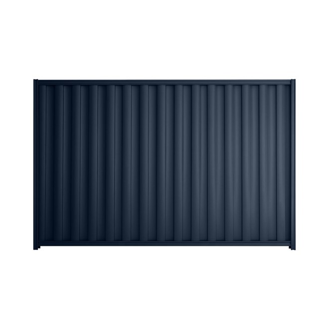 Good Neighbour® Wavelok® 1800mm High Fence Panel Sheet: Mountain Blue Post/Track: Mountain Blue