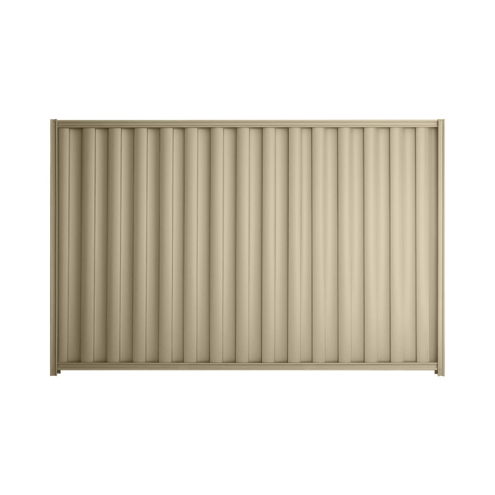 Good Neighbour® Wavelok® 1800mm High Fence Panel Sheet: Merino Post/Track: Merino