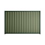 Good Neighbour® Wavelok® 1800mm High Fence Panel Sheet: Mist Green Post/Track: Caulfield Green
