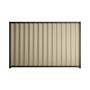 Good Neighbour® Wavelok® 2100mm High Fence Panel Sheet: Merino Post/Track: Slate Grey