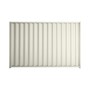 Good Neighbour® Wavelok® 2100mm High Fence Panel Sheet: Off White Post/Track: Off White
