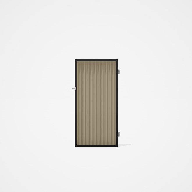 Good Neighbour® CGI Single Gate Standard .32 BMT1.8m High Sheet: Merino, Frame: Merino