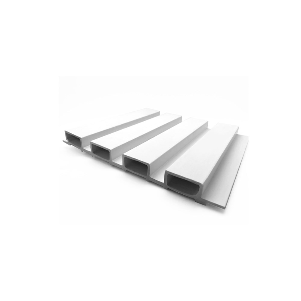 Castellated Quickboard 4.8m Arctic White Timber Wall Panel 4 Pack