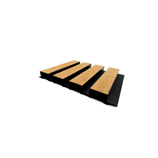 Castellated Quickboard 4.8m Light Ash Timber Wall Panel 4 Pack