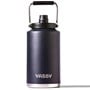 Yabby 3.8L Insulated Water Jug Black Rock