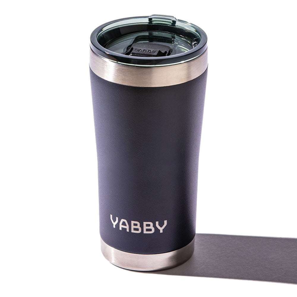 Yabby 600ml Insulated Coffee Tumbler Black Rock