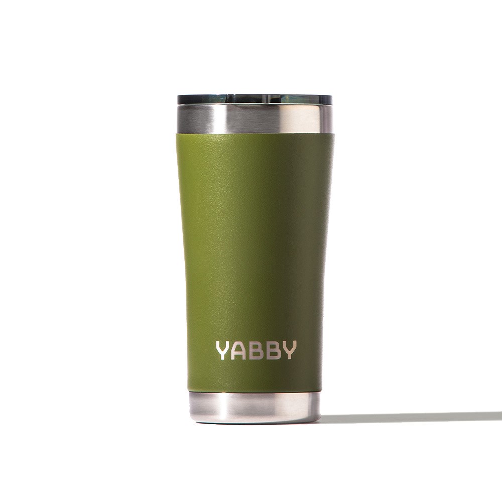 Yabby 600ml Insulated Coffee Tumbler Bush Green