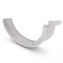 Half Round Gutter Internal Cast Angle 90° Gull Grey