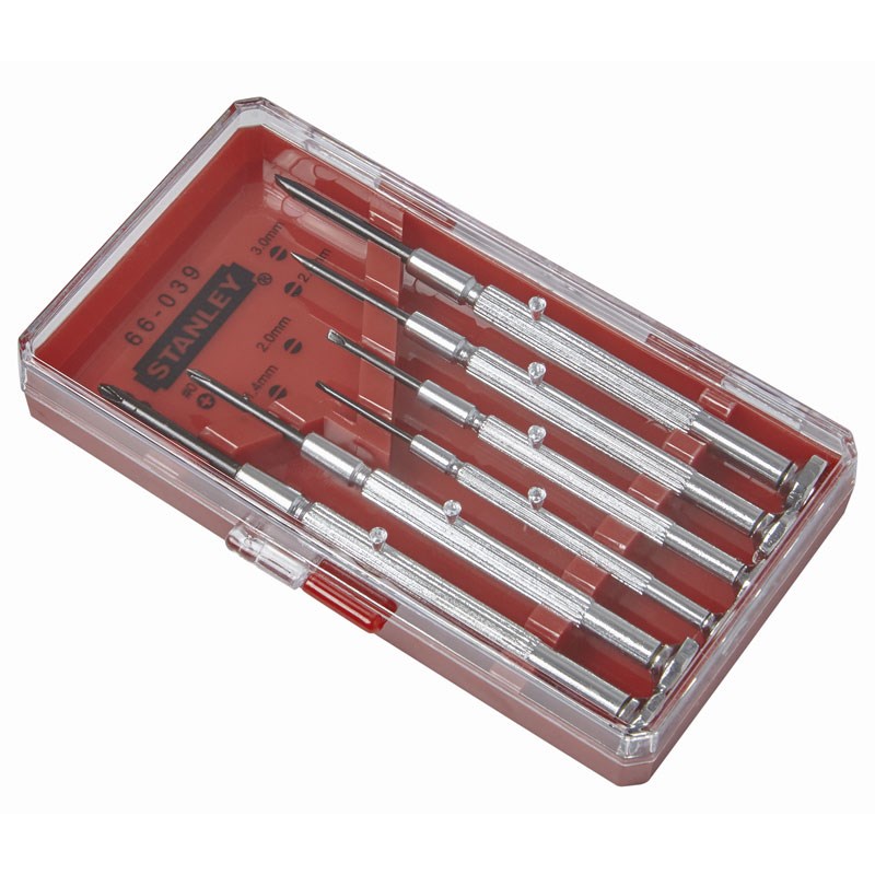 Stanley 6 Piece Screwdriver Set Precision