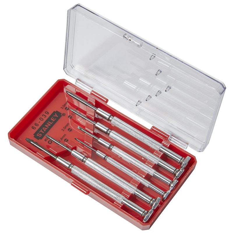 Stanley 6 Piece Screwdriver Set Precision