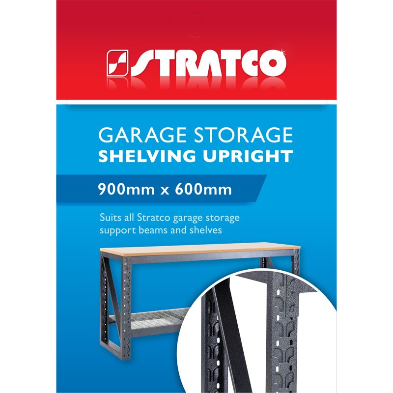 Heavy Duty Garage Shelving Upright 900mm X 600mm   Ht 10142 032 