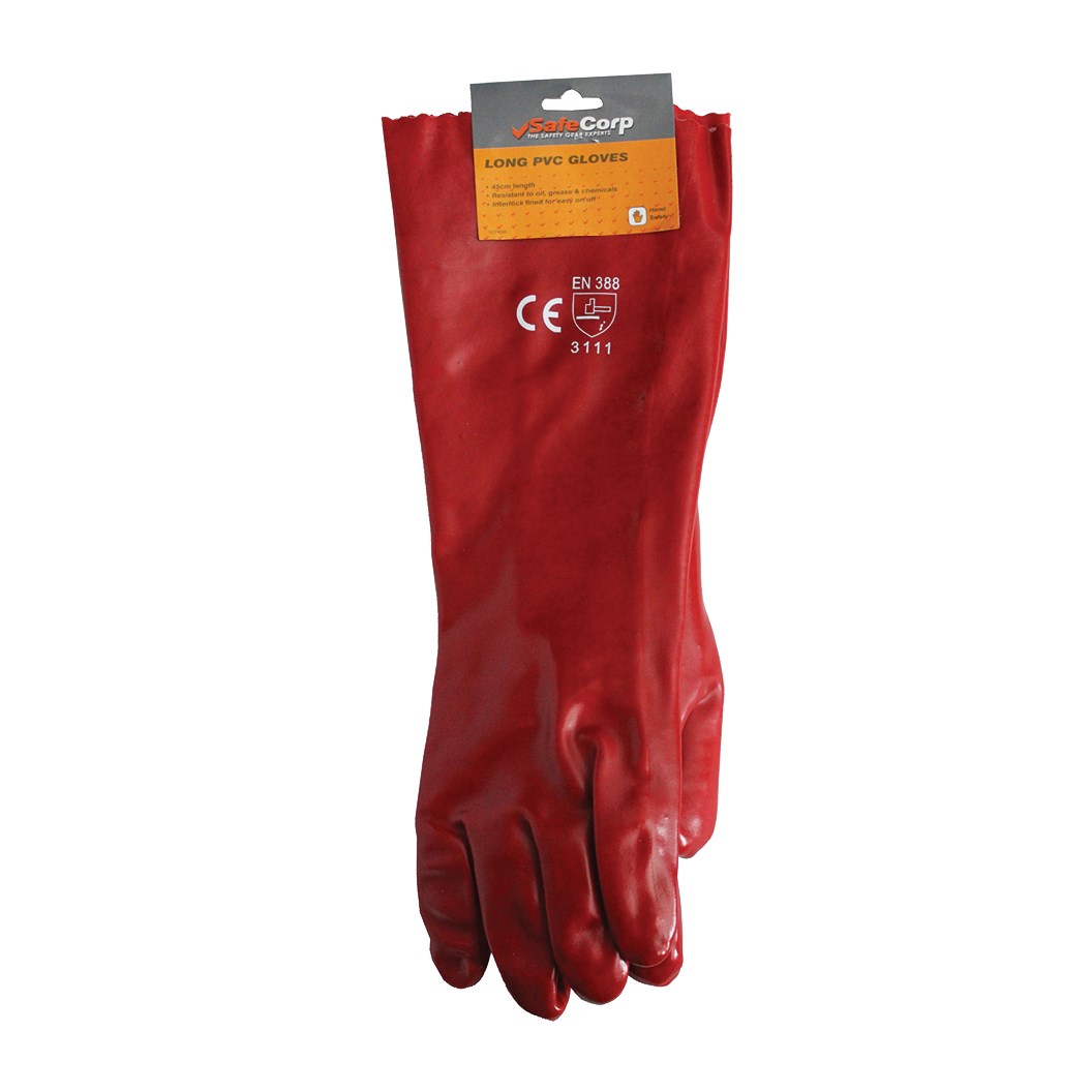 pvc safety gloves