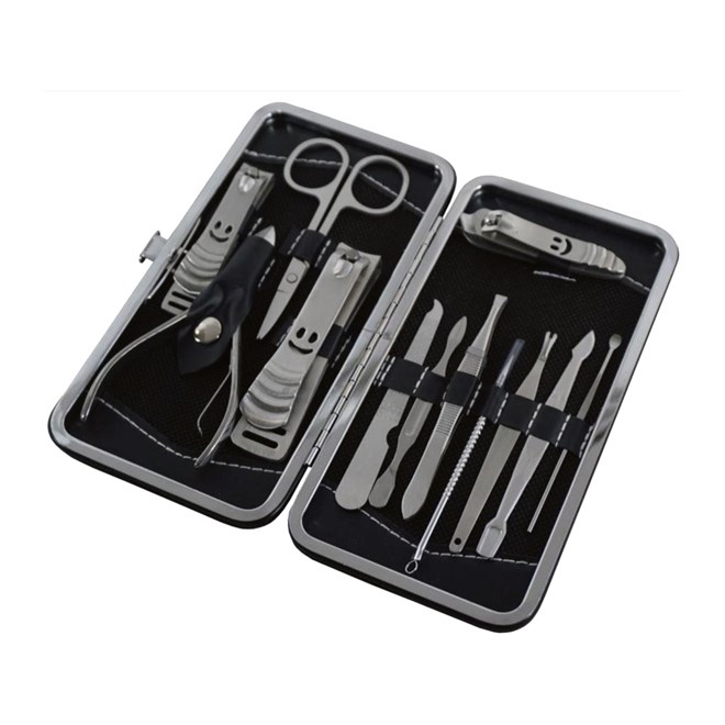 12 Piece Stainless Steel Manicure Set