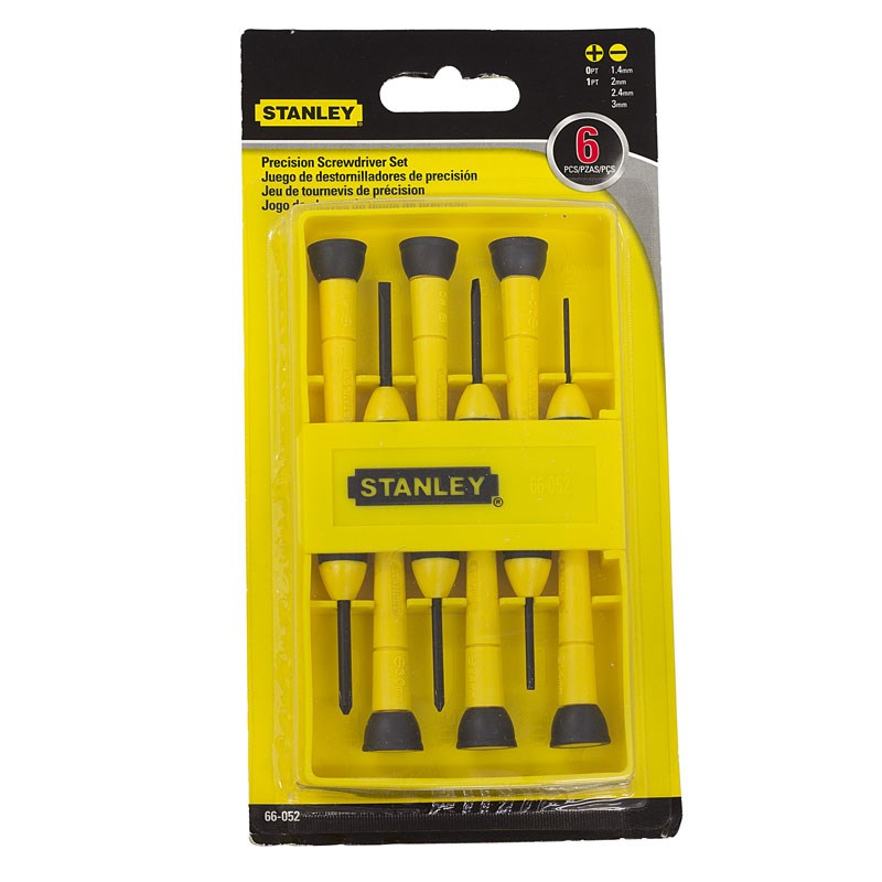 Stanley 6 Piece Screwdriver Set Stanley   Ht 3934 012