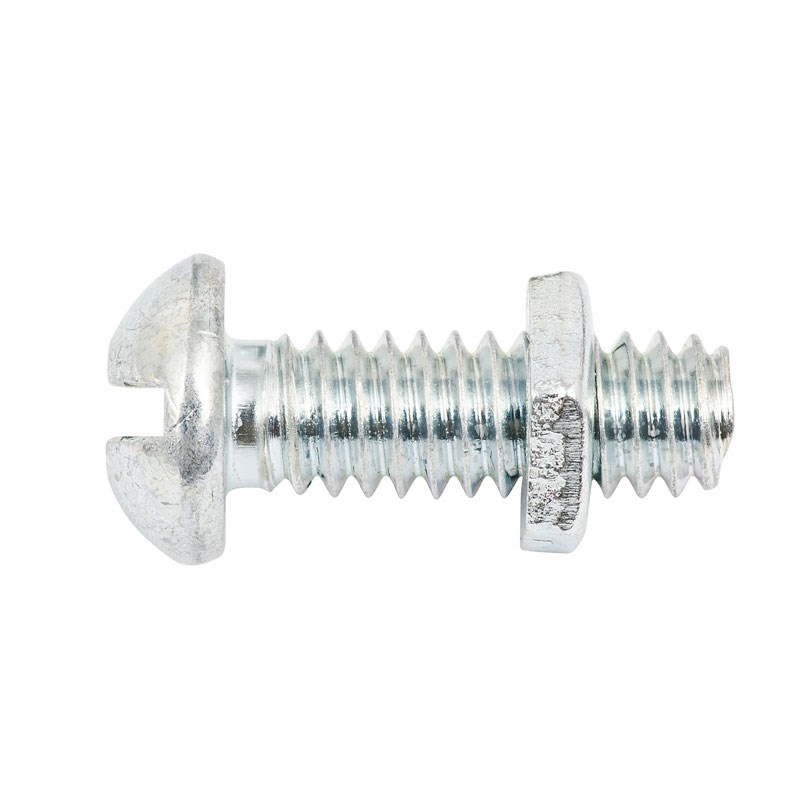 Zinc Plated Round Head Bolt And Nut 14 X 18mm 15 Pack