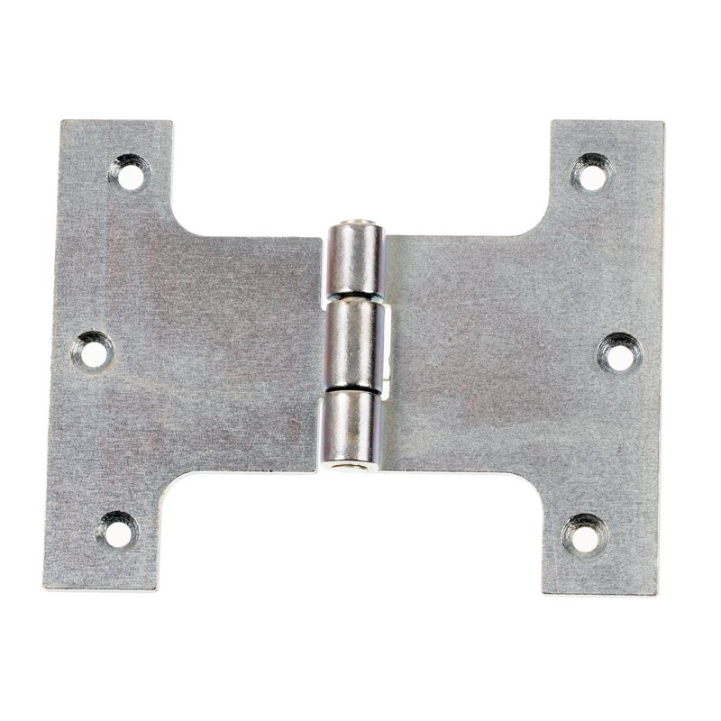 Parliament Hinge 100 x 125 x 3.2mm Fixed Pin Zinc Plated