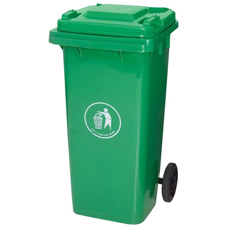 Green Wheelie Bin 120L