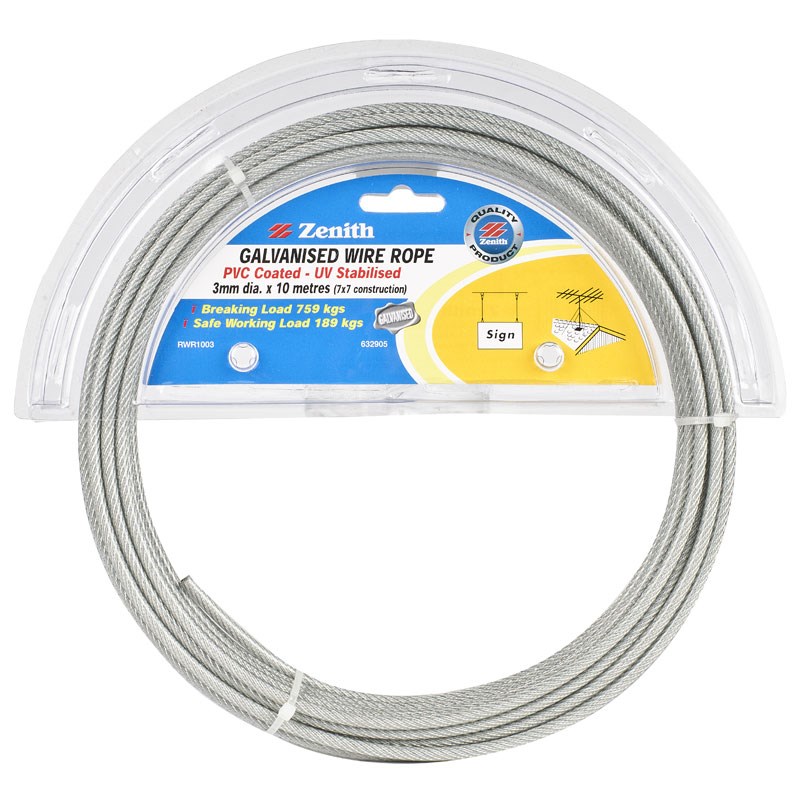 Pvc Coated Wire Rope 3mm