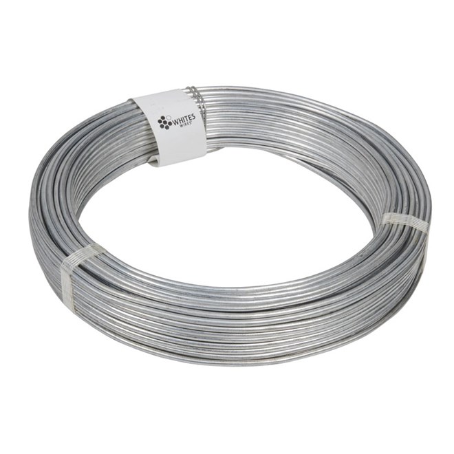 Whites 4mm x 50m Galvanised Tie Wire