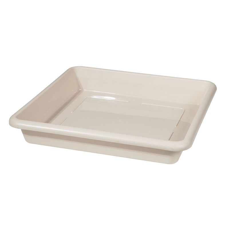 Oasis Portland Stone Saucer To Suit 500mm Square Plastic Pot.