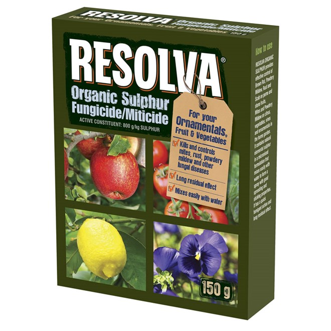 Resolva Organic Sulphur Fungicidemiticide 150g