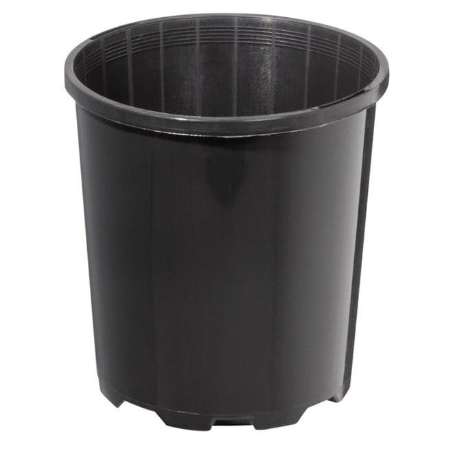 Nursery Slimline Pot Black 125mm