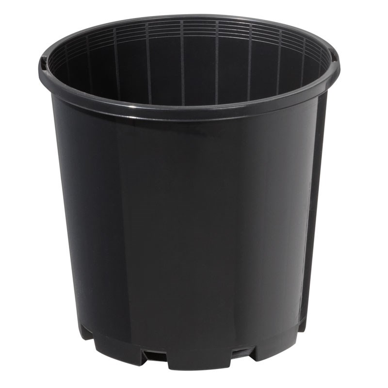 Nursery Slimline Pot Black 180mm