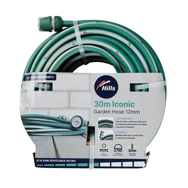 Hills Iconic 12mm x 30m Hose