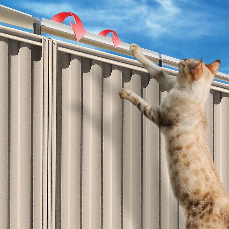 Oscillot Cat Proof Fence DIY Kit 2m Primrose