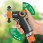 Adjustable Spray Pistol with Thumb Flow Control