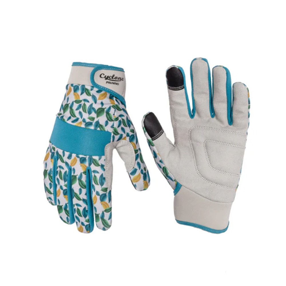 Cyclone Pruning Gloves Touch Screen Compatible Floral Small