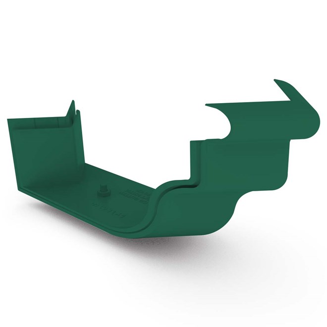 OG Gutter 125 External Two Piece Cast Angle 90° Caulfield Green