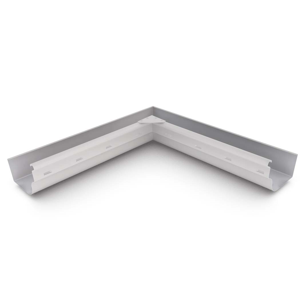 OG Gutter 150 Internal Mitre Slotted Gull Grey