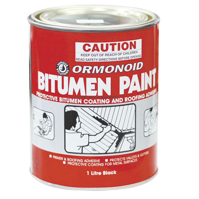 Ormonoid Bitumen Paint 1 Litre Black