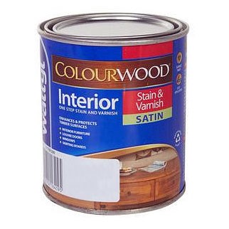 Colourwood Interior Stain And Varnish Gloss New Baltic Pine 1L