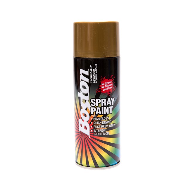 Boston Aerosol Paint Gold 250g