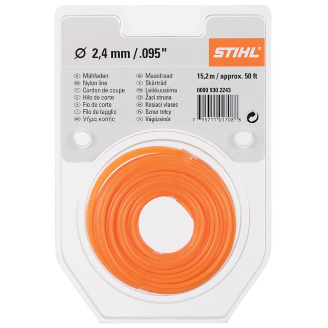 stihl 2.4mm x 15.2m nylon trimmer line