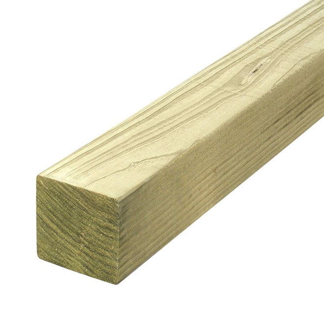 H4 Treated Pine Square Posts 90 x 90mm x 2.4m Length