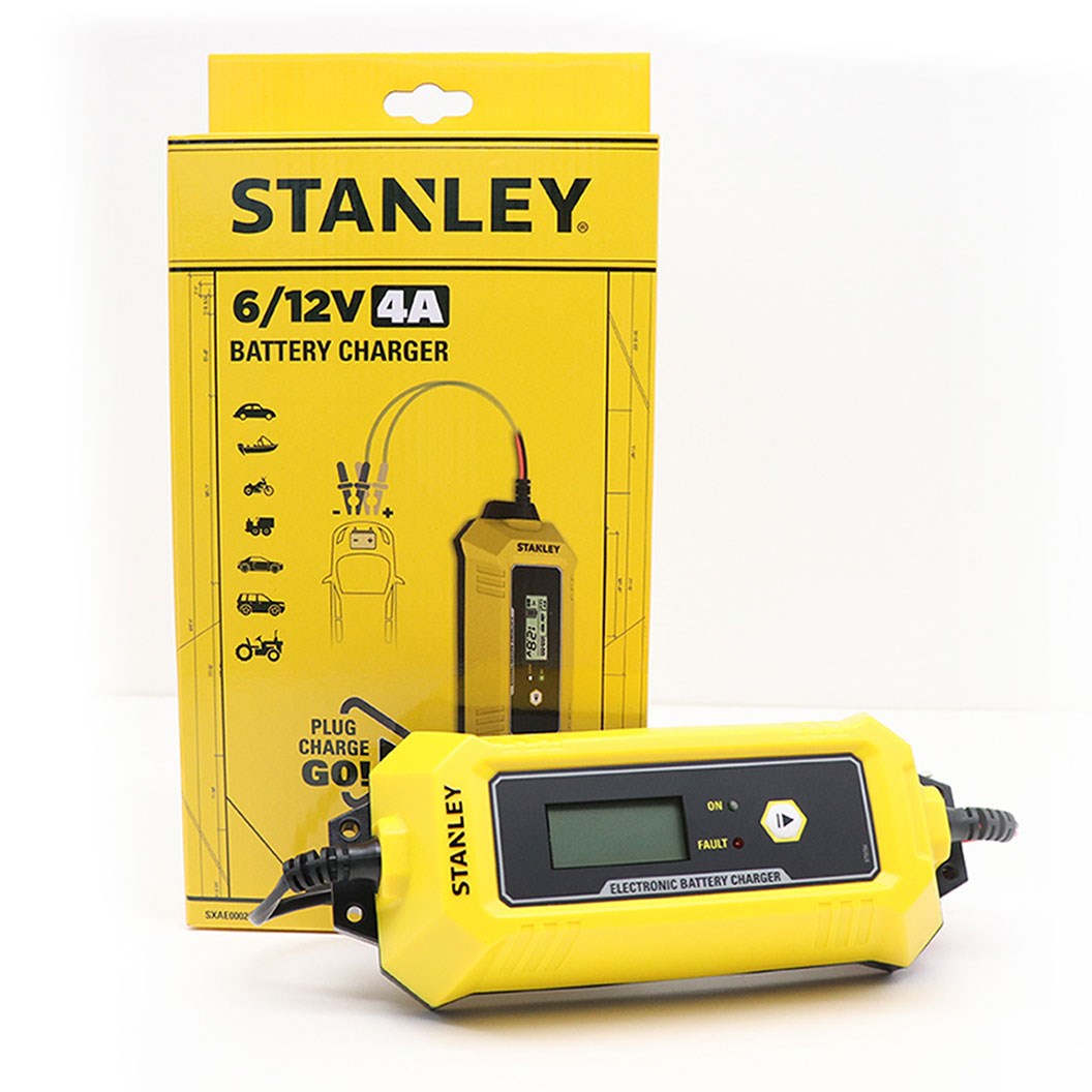 Battery Charger 6V 12V 4Amp Stanley