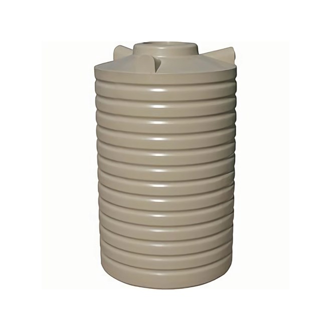 Round Poly Water Tank 2000L Dark Stone