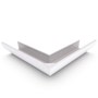 Quarter Round Gutter External Mitre Off White