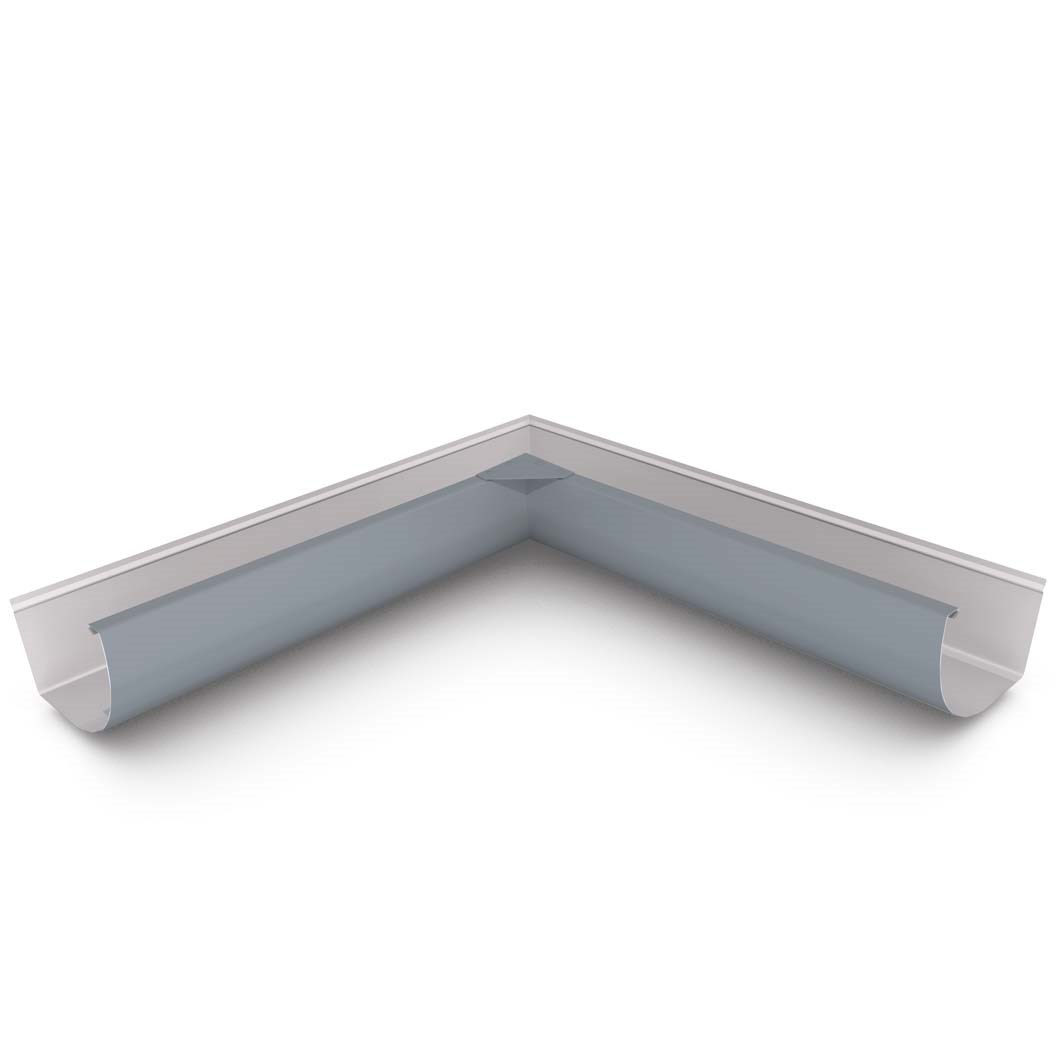 Quarter Round Gutter Internal Mitre Armour Grey