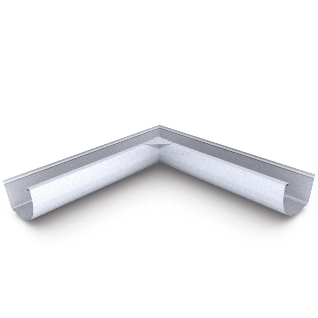 Quarter Round Gutter Internal Mitre Zinc/Aluminium