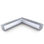 Quarter Round Gutter Internal Mitre Zinc/Aluminium