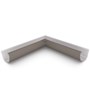 Quarter Round Gutter Internal Mitre Driftwood