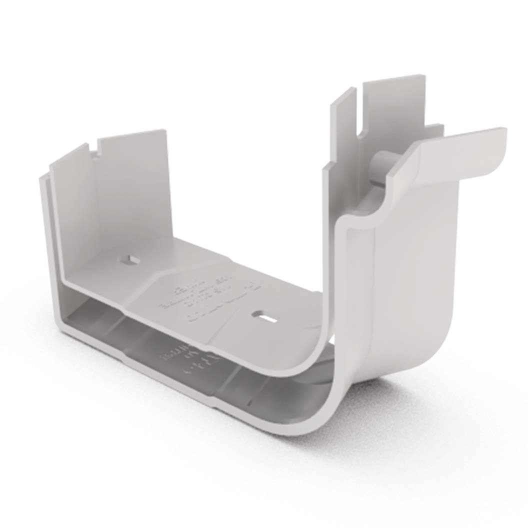 Quad Gutter 115 Internal Two Piece Cast Angle 135° Gull Grey