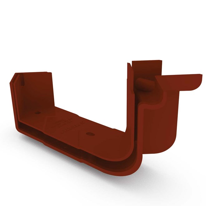 Quad Gutter 115 Internal Two Piece Cast Angle 90° Heritage Red