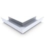 Quad Gutter 150 External Mitre Zinc/Aluminium